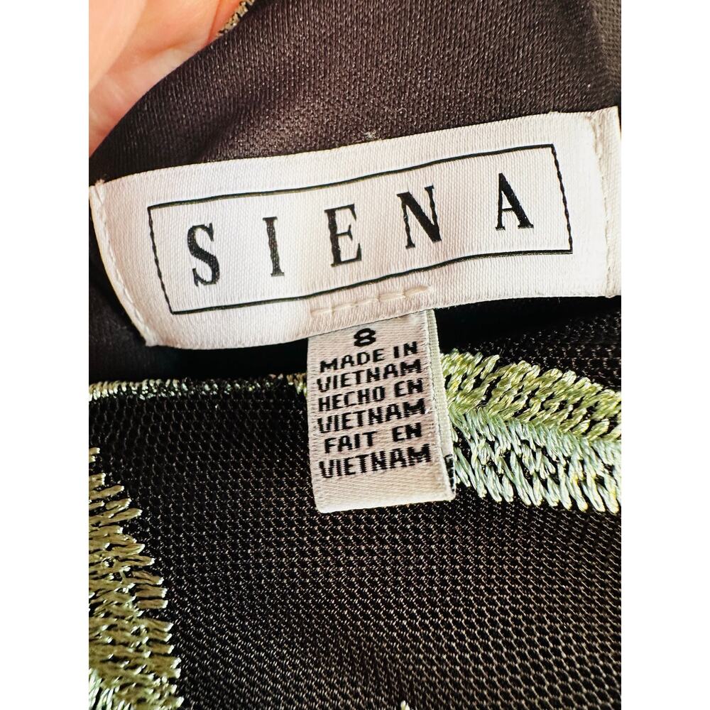 Siena Mini Rose Black Elegant Dress 8 - Picture 4 of 4